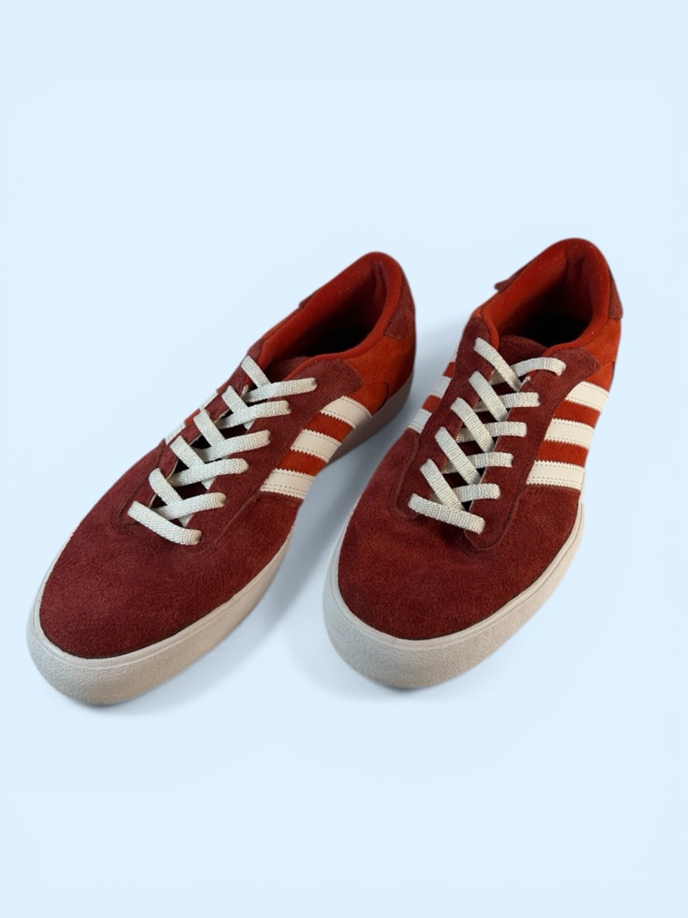 Adidas Men’s Size 13 Red/White Suede Matchbreak Super Skate Shoes